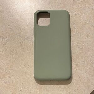 Rubber Gray/Green iPhone Case 11 pro